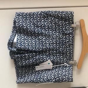 Brand new Level 99 blue and white shorts.